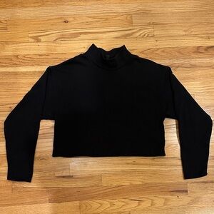 Express Black Long Sleeve Mock Neck Sweater